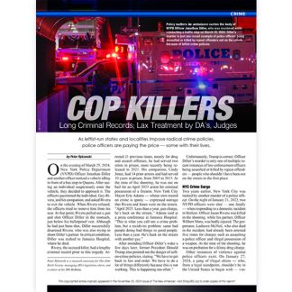 COP KILLERS: Long Crimnal Records; Lax Treatment by DA's, Judges reprint