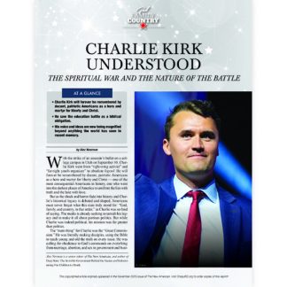 Charlie Kirk Understood: The Spiritual War and the Nature of the Battle reprint