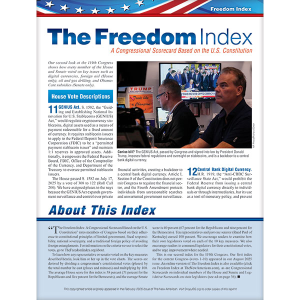 Freedom Index February 2026 reprint