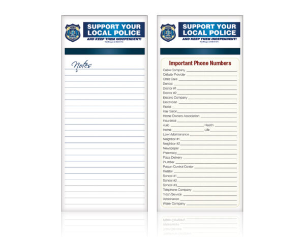 SYLP Magnetic Notepad with Important Numbers-0